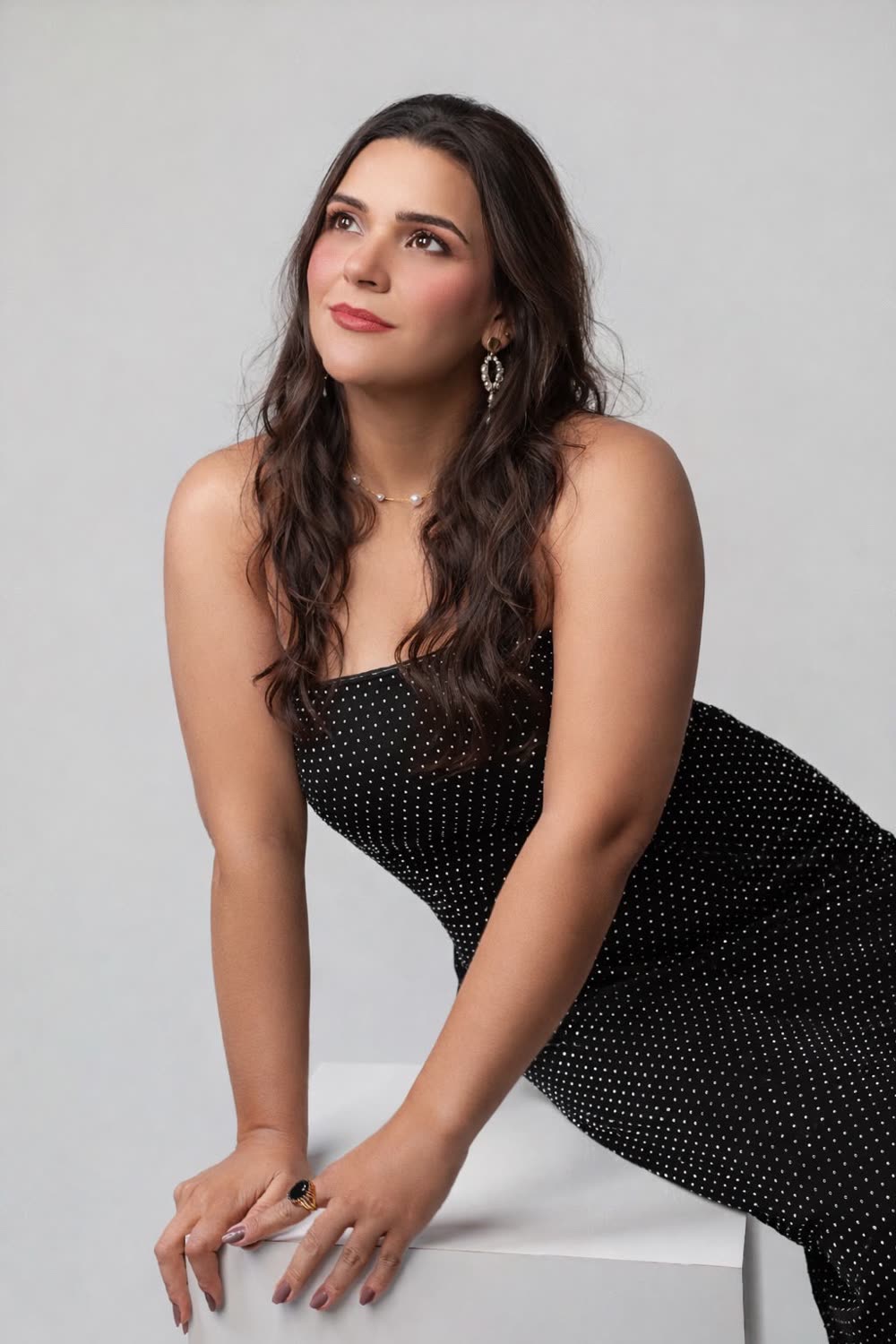 Retrato de Bruna Patrícia em ensaio de estúdio
